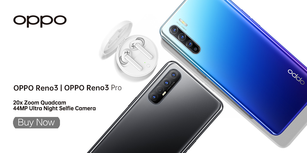 OPPO Reno3 متاح الآن بسعر وعروض حصرية عند Orange